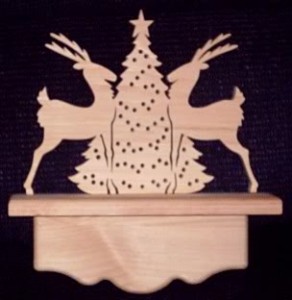 Reindeer and Christmas Tree